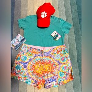 Lilly Pulitzer Written in the Sun Callahan Shorts Holy Grail HTF Size 10